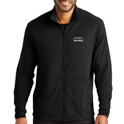 Embroidered Accord Stretch Fleece Full-Zip - CVICU  Thumbnail